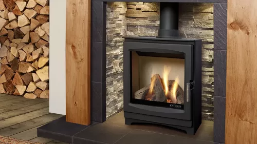 Portway Luxima Cream Vemiculite Gas Stove - view 3