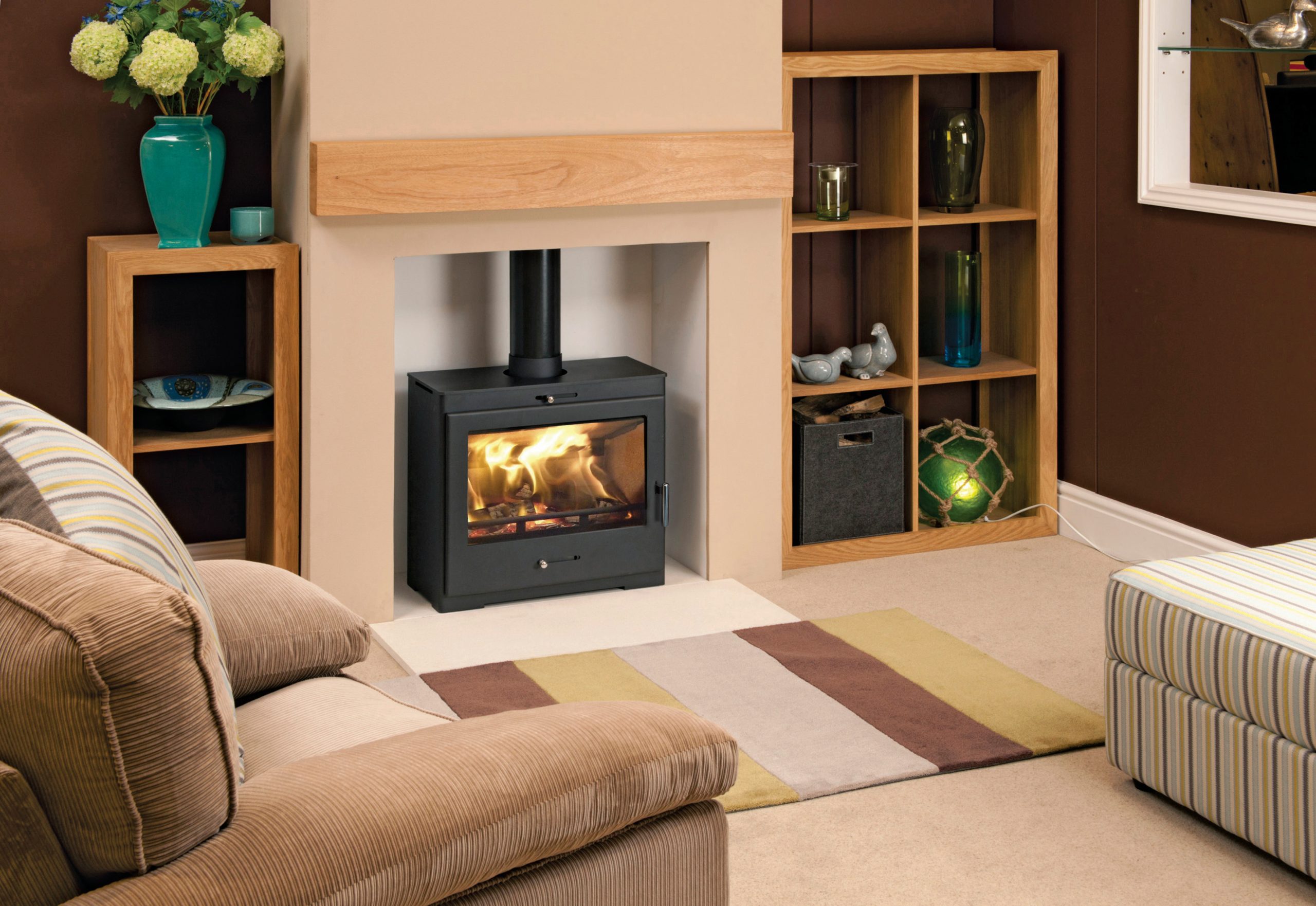 Bohemia X40 Cube XtraWide 5kW Multi Fuel Stove