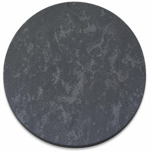 Brazilian Black Riven Slate Circle