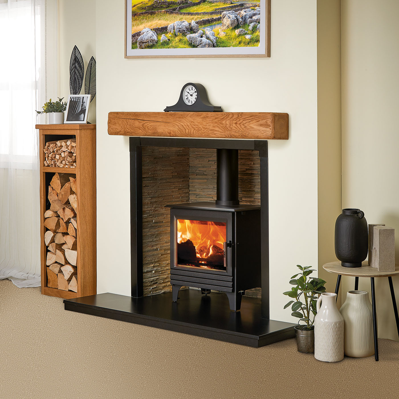 Solid Oak Deep Beam