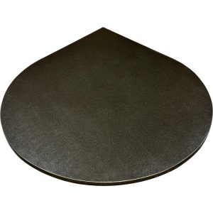 Honed Black Granite Teardrop