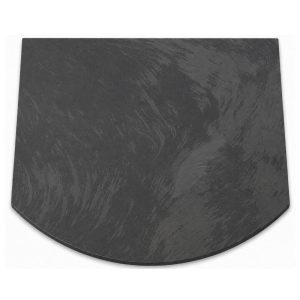 Brazilian Black Riven Slate Rectangle – Medium 1/4