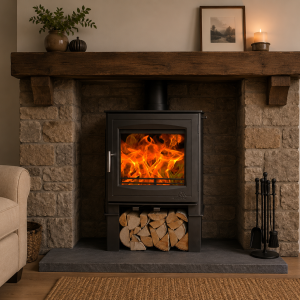 Mourne Eco 8 with Log Store Multi Fuel Stove