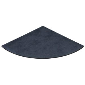 Brazilian Black Riven Slate Quadrant