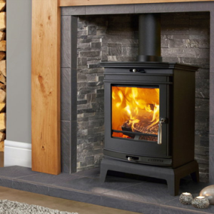 Portway Rochester 5 Black Multifuel Stove