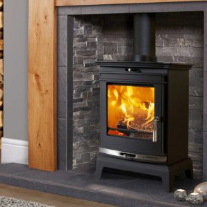 Portway Rochester 5 Chrome Multifuel Stove