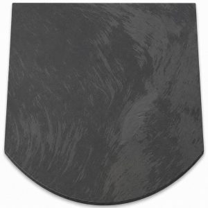 Brazilian Black Riven Slate Square – Medium 1/4